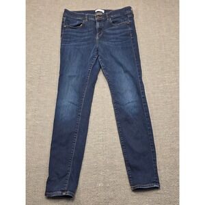 Loft Womens Dark Wash Skinny Denim Legging Jeans  29 8 476363‎ Stretch Mid Rise